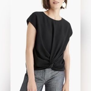 NWOT J Crew 365 Airhead Oversized Front Knot Top